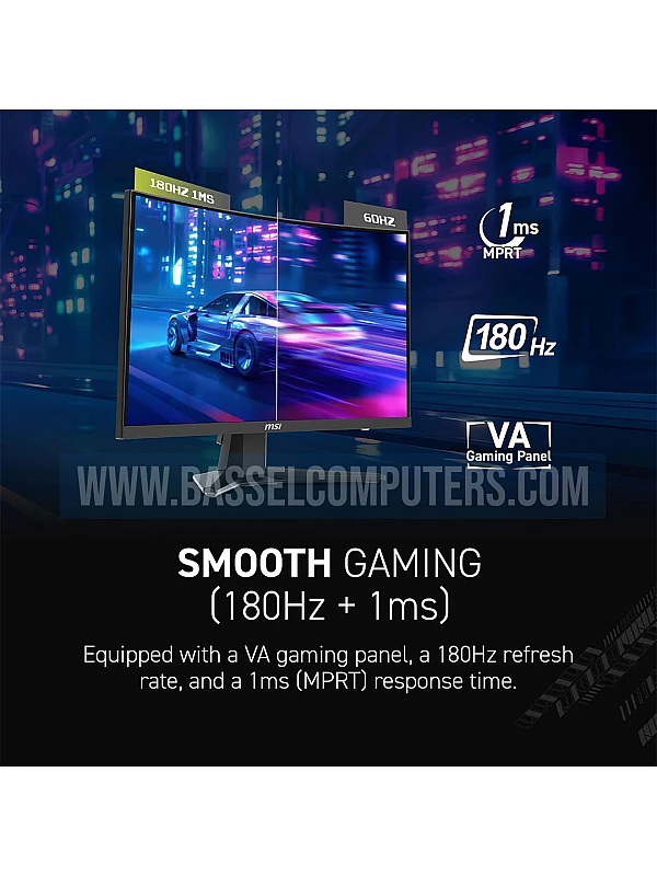 MSI MAG 242C 24" Curved Gaming Monitor – FHD 180Hz, 1ms, VA, FreeSync