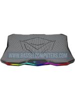 Meetion CP4040 Gaming Laptop Cooling Pad 9–17.3" – RGB LED, XXXL Fans, Dual USB, Adjustable Stand