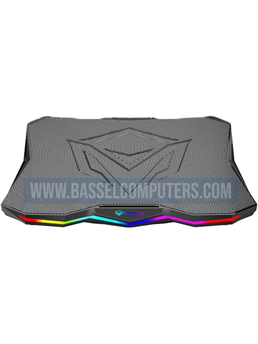 Meetion CP4040 Gaming Laptop Cooling Pad 9–17.3" – RGB LED, XXXL Fans, Dual USB, Adjustable Stand
