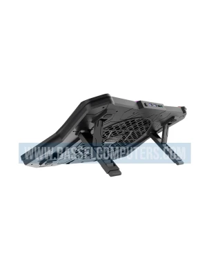 Meetion CP4040 Gaming Laptop Cooling Pad 9–17.3" – RGB LED, XXXL Fans, Dual USB, Adjustable Stand