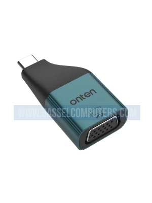 Onten OTN-UC105 USB-C to VGA Adapter | 2K@60Hz Type-C Display Converter