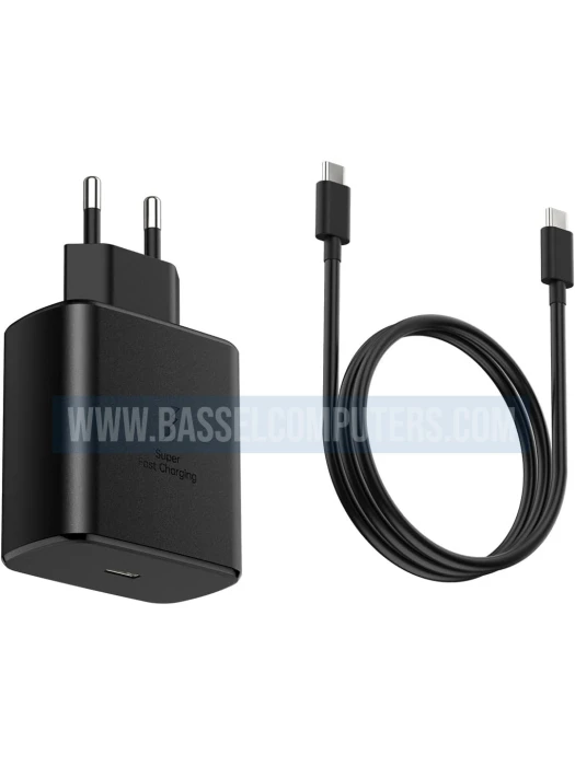 Samsung 45W USB-C Super Fast Charger – PD Power Adapter EU Plug with Type-C Cable