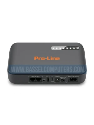 Pro-Line Mini DC UPS 20000mAh POE-830-LFP – 9V/12V Selectable Output, Backup Power for Routers & CCTV