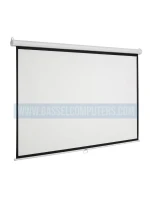 Manual Projector Screen 2x2m – 100-Inch Portable Projection Screen