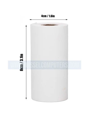Thermal Receipt Paper Rolls  80x40mm -2$ Each 