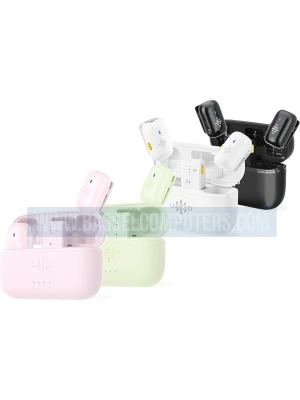 Tuucco Minipods Wireless Lavalier Microphone – USB-C, Dual Microphone System | Available in 4 colors