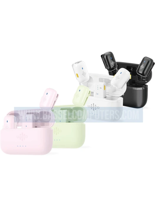 Tuucco Minipods Wireless Lavalier Microphone – USB-C, Dual Microphone System | Available in 4 colors