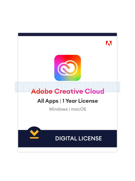 Adobe Creative Cloud 12-Month Subscription - Genuine Official License