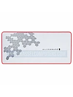 Alienware AW Fabric Gaming Mouse Pad 80 × 35 cm – White & Red