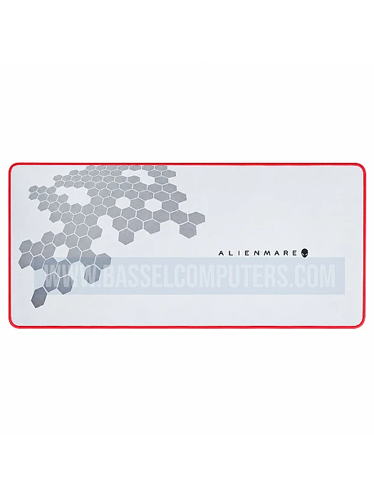 Alienware AW Fabric Gaming Mouse Pad 80 × 35 cm – White & Red