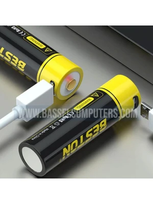 Beston USB 1.5V AA Rechargeable Lithium Battery AA2800mWh