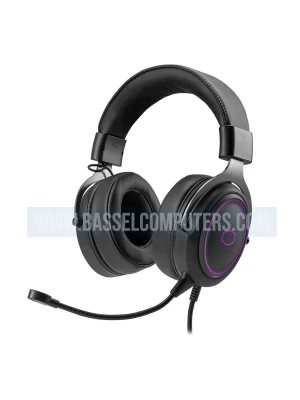 Cooler Master CH331 Gaming Headset Virtual 7.1 Surround Sound, Omnidirectional Mic, Durable Aluminum Frame, RGB Illumination, Detachable Omni-Directional Boom Mic, USB Connectivity
