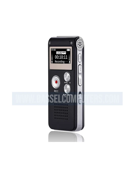 Digital Voice Recorder MP3 Player 32GB - USB Rechargeable 