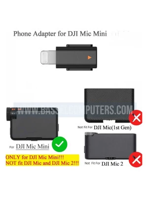DJI Mic Mini Original Lightning Adapter for iPhone 14 13 12 11 XS Max 8 Connector Accessories for DJI Mic Mini