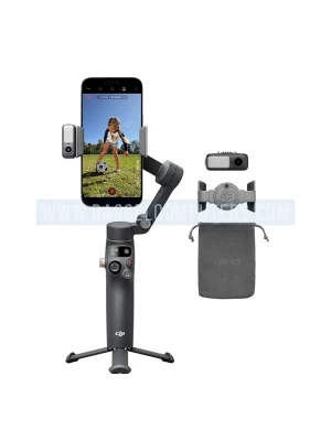 DJI Osmo Mobile 8 Advanced Tracking Combo Gimbal Stabilizer for Phone, AI Native Tracking with Audio & Lighting, 360° Pan Rotation, Built-in Extension Rod & Tripod, 10h Battery, Extension Rod