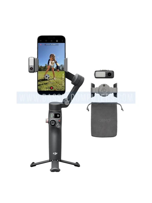 DJI Osmo Mobile 8 Advanced Tracking Combo Gimbal Stabilizer for Phone, AI Native Tracking with Audio & Lighting, 360° Pan Rotation, Built-in Extension Rod & Tripod, 10h Battery, Extension Rod