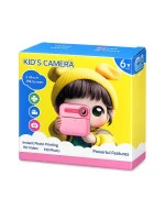 Instant Print Camera for Kids, 2.4" 1080p HD Kids Camera with Rolls of Printer Paper, Birthday Gifts Toy for 3-12 Year Old Girls Boys.