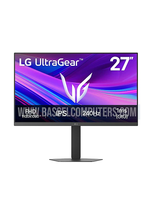 LG 27-Inch Ultragear Full HD IPS Gaming Monitor, 240Hz, 1ms, G-SYNC Compatible, FreeSync Premium Tilt/Height/Swivel/Pivot Adjustable Stand