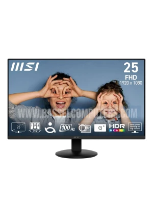 MSI PRO MP252L 24.5-Inch FHD Office Monitor, 100 Hz Refresh Rate, Eye-Friendly Screen, Tilt-Adjustable