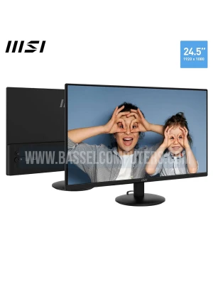 MSI PRO MP252L 24.5-Inch FHD Office Monitor, 100 Hz Refresh Rate, Eye-Friendly Screen, Tilt-Adjustable