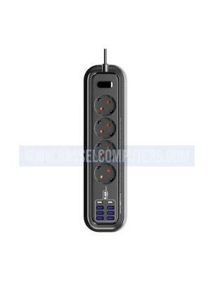 MOXOM 12 IN 1 PD POWER STRIP WITH 4 UNIVERSAL SOCKET, 7 USB, 1 TYPE-C PD