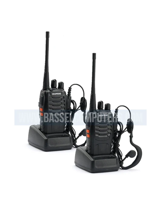 Baofeng BF-888S UHF Two-Way Walkie Talkie | 16 Channel Radio | 2 Per Box