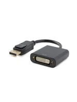 DisplayPort (DP) to DVI Adapter, Gold-Plated Display Port to DVI-D Adapter Compatible with Computer, Desktop, Laptop, PC, Monitor, Projector, HDTV - Black