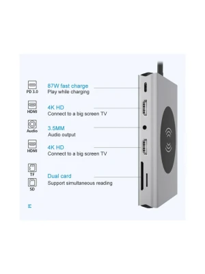 14-IN-1 TYPE C ADAPTER - USB C HUB