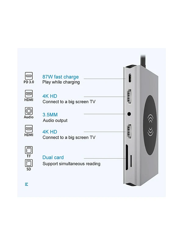 14-IN-1 TYPE C ADAPTER - USB C HUB