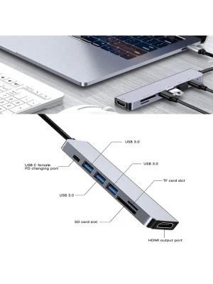7-IN-1 TYPE C ADAPTER - USB C HUB