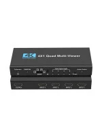 4K HDMI MULTI-VIEWER SWITCH 4X1 QUAD SEAMLESS CONVERTER 4 IN 1