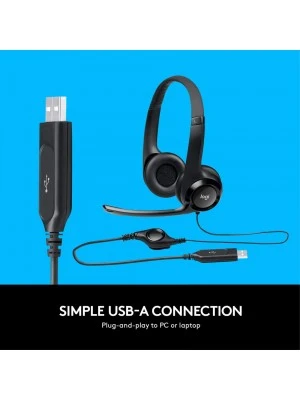 Logitech H390 Wired USB Stereo Headset