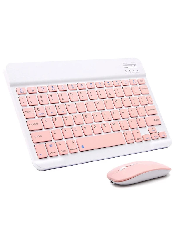 Ultra-Slim Bluetooth Keyboard and Mouse Combo Rechargeable