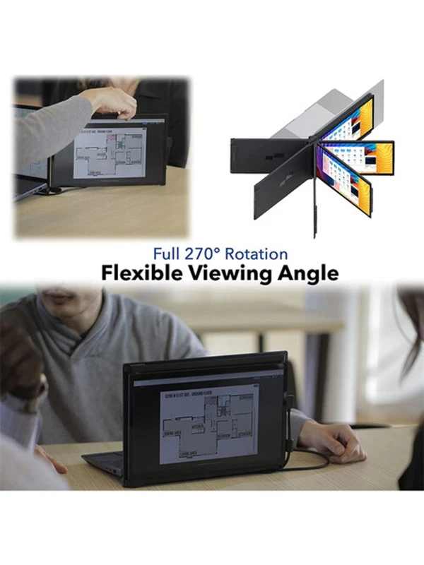 PORTABLE 15 INCH LAPTOP SINGLE-SCREEN FHD ATTACHABLE