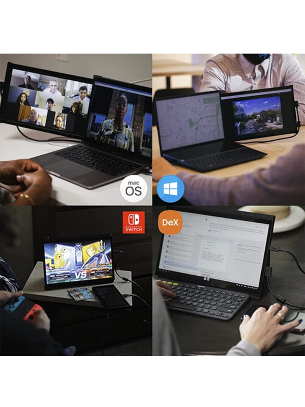 PORTABLE 15 INCH LAPTOP SINGLE-SCREEN FHD ATTACHABLE