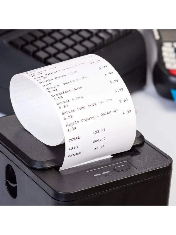 Thermal Receipt Paper Rolls 80x80mm, POS & Cash Register Printer Roll - 2$ Each
