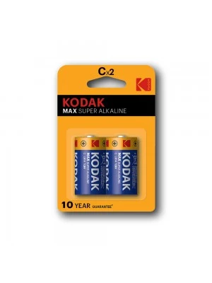 C batteries (Quantity x2) -  Super Alkaline Kodak