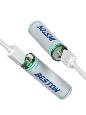 BESTON 1.5V AA LITHIUM RECHARGEABLE BATTERY TYPE-C PORT