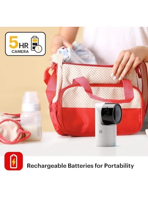 Kodak Cherish C125 Video Baby Camera, with App and Two Way Talk, Indoor Outdoor Usage Comfort Your Baby, Elderly, Pets and Family from Anywhere