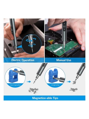 PRECISION ELECTRIC SCREWDRIVER SET - 28PCS