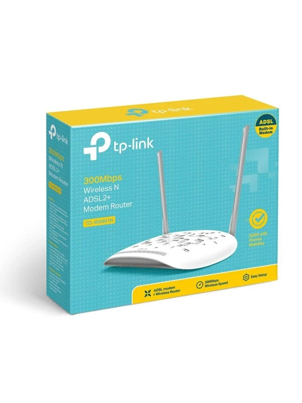 TP-LINK 300Mbps Wireless N ADSL2+ Modem Router