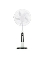 Stand Fan White, LED + Remote Control