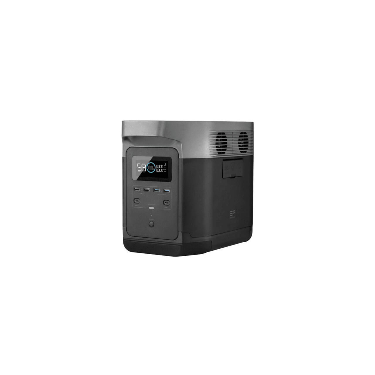 EF ECOFLOW Portable Power Station DELTA with 1800W Output, 1260Wh Capacity,  0-80% Battery in 1 Hour, Solar Generator